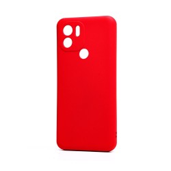 Funda de Silicona con Marco de Cámara para Xiaomi Redmi A1 Plus Rojo